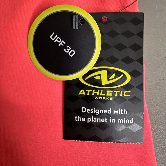 Athletic Works Girl's Active Longline Bra XS 4-5 Coral - Picture 5 of 6